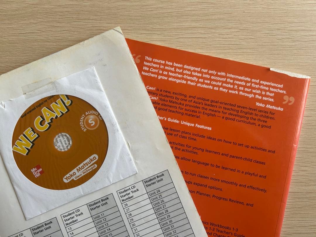 WE CAN! 英語教材フルセット 指導書CDカードポスター付