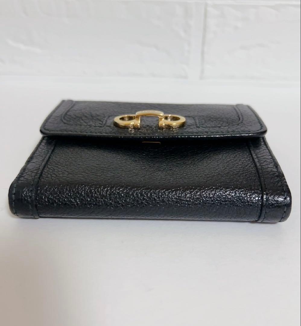 フェラガモ Ferragamo 折り財布　黒　ブラック
