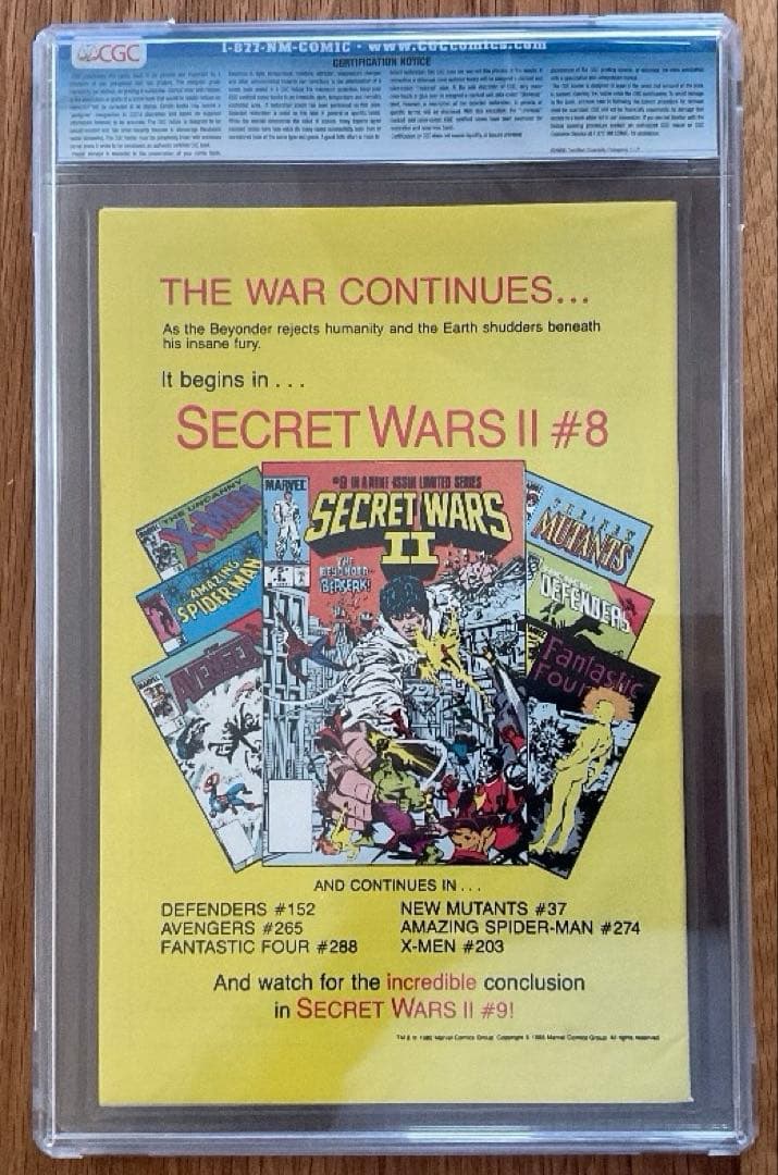 値下げ❗️X-factor #1 元X-men CGC 9.6 アメコミリーフ
