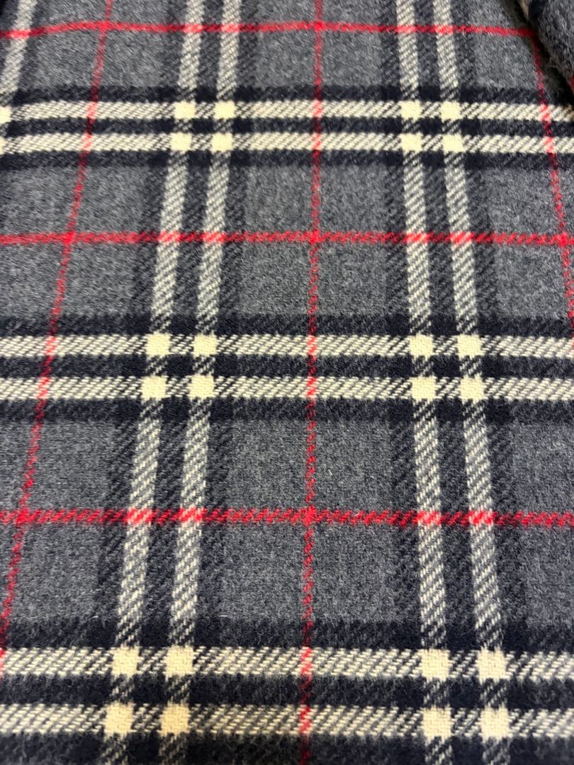 80s Burberry's イングランド製　グレー ダッフルコート ユーロ
