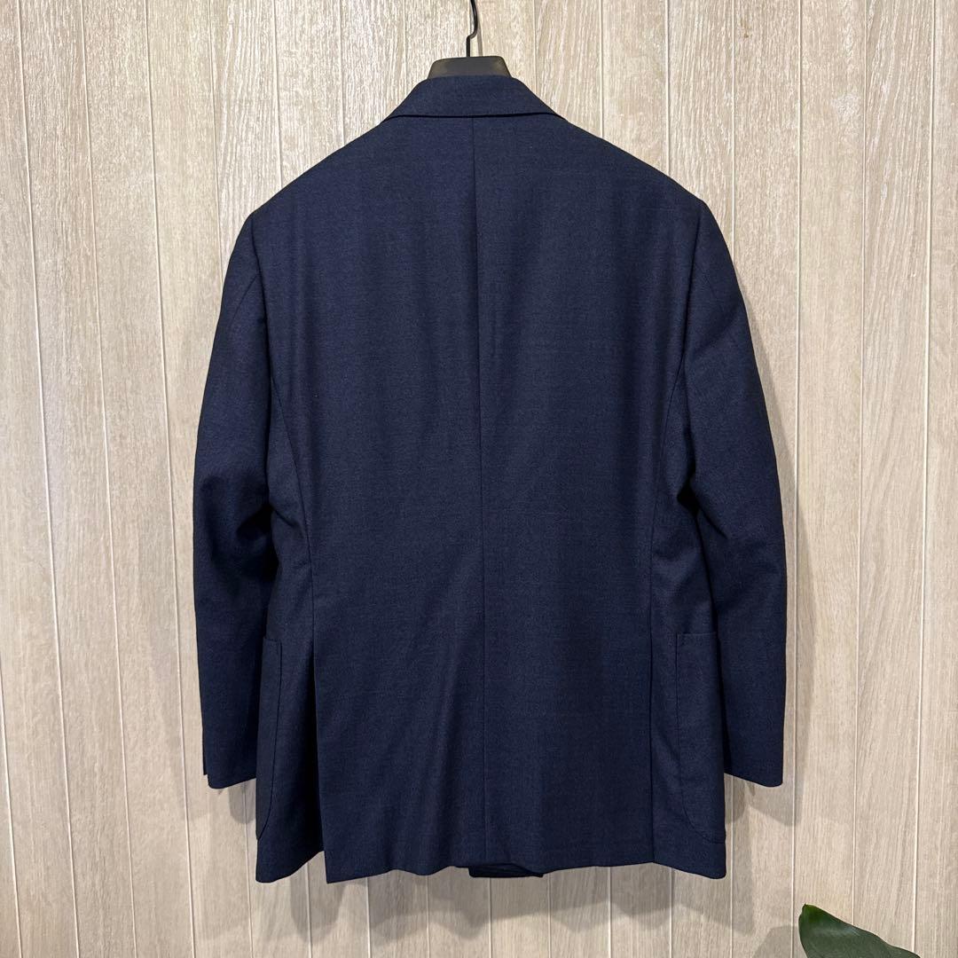 【定価10万】piacenza生地 ダブルブレストブレザー　スーツ　Sサイズ相当