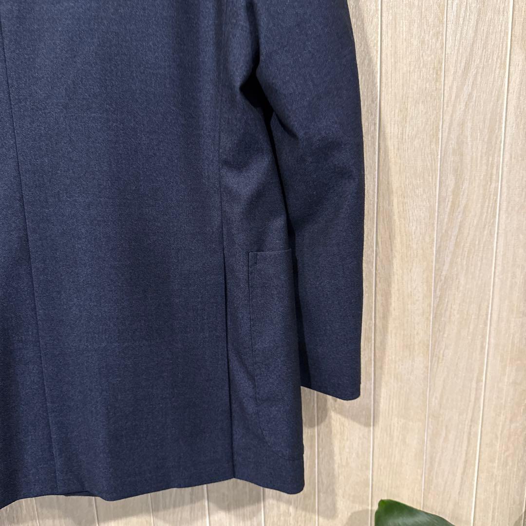 【定価10万】piacenza生地 ダブルブレストブレザー　スーツ　Sサイズ相当