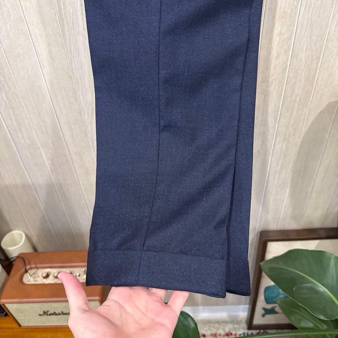 【定価10万】piacenza生地 ダブルブレストブレザー　スーツ　Sサイズ相当