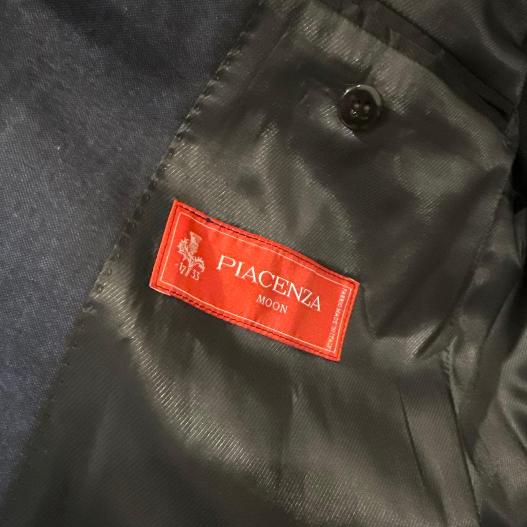 【定価10万】piacenza生地 ダブルブレストブレザー　スーツ　Sサイズ相当