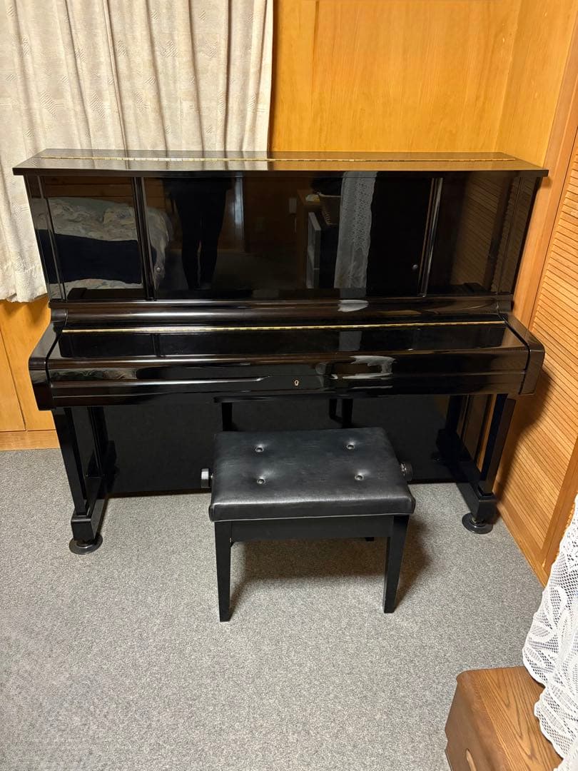 YAMAHA ピアノ UX-1 黒色 椅子付き
