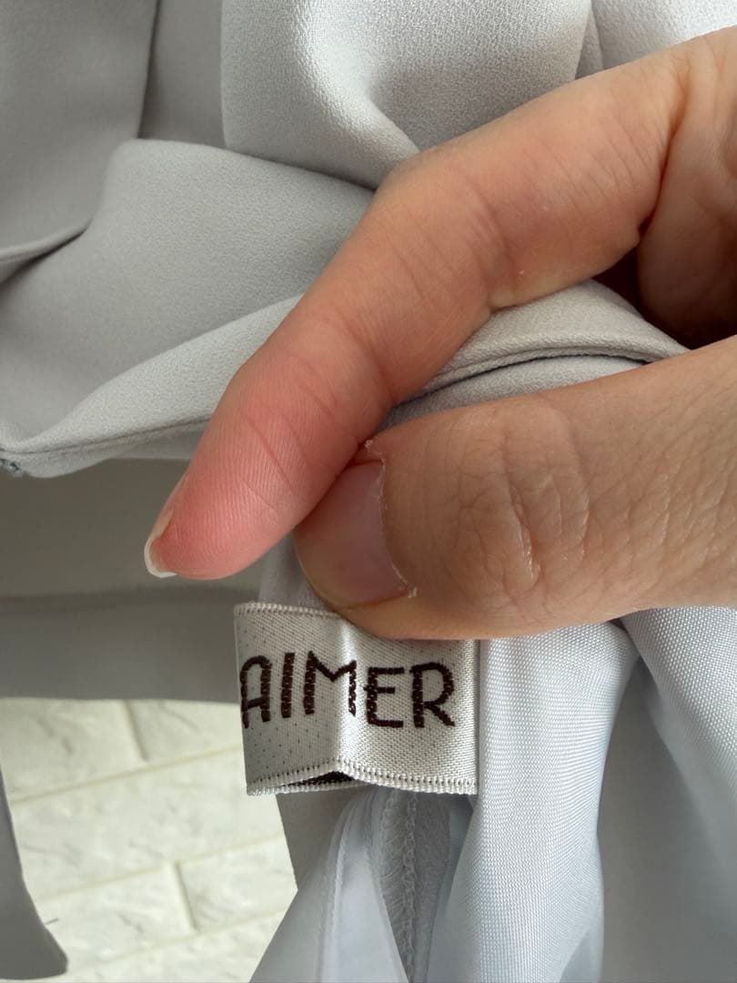 AIMER テーラードジャケット Mサイズ ライトグレー　結婚式　パーティー
