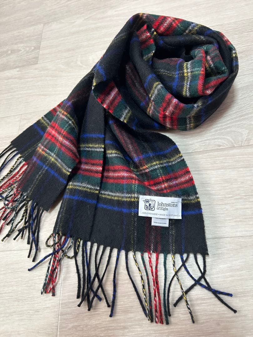 Johnstons of Elgin ジョンストンズ カシミヤ マフラー