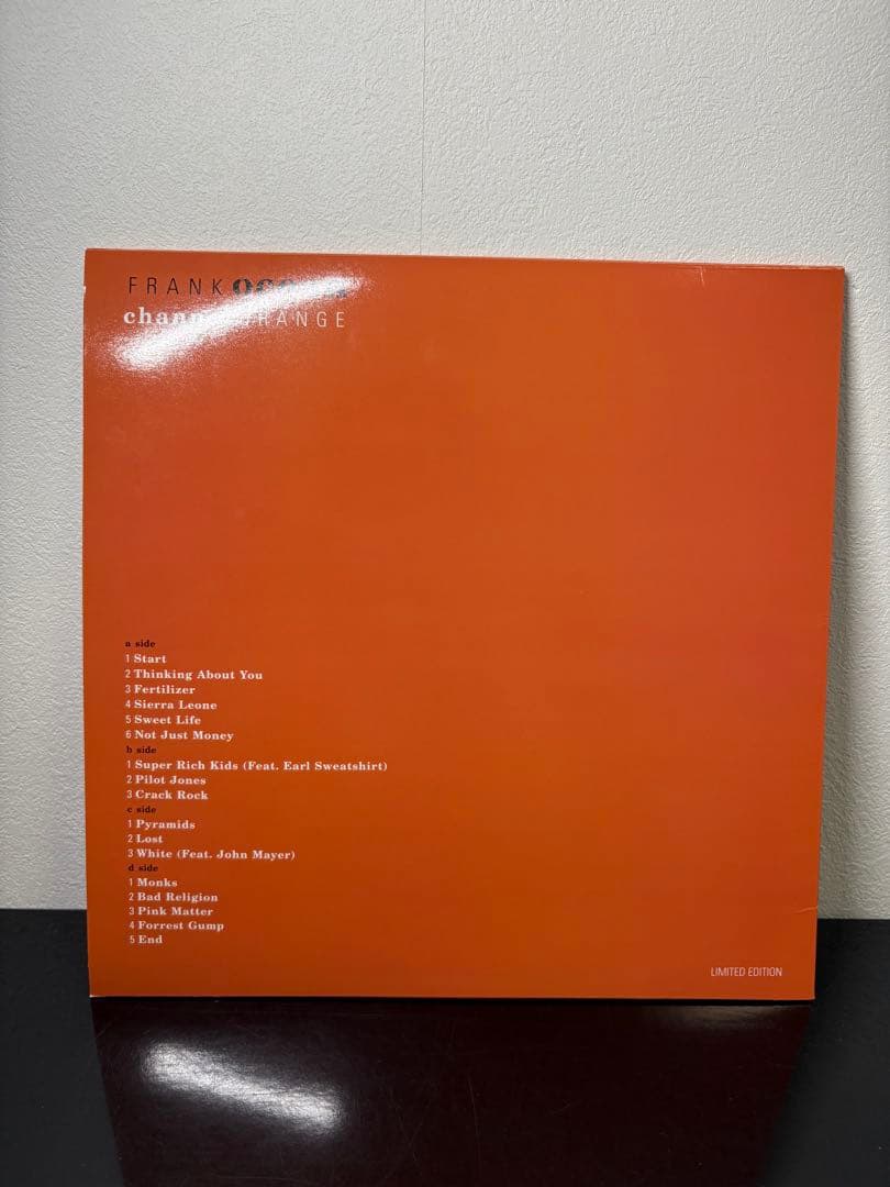 Frank Ocea 「channel orange」レコードフランクオーシャン