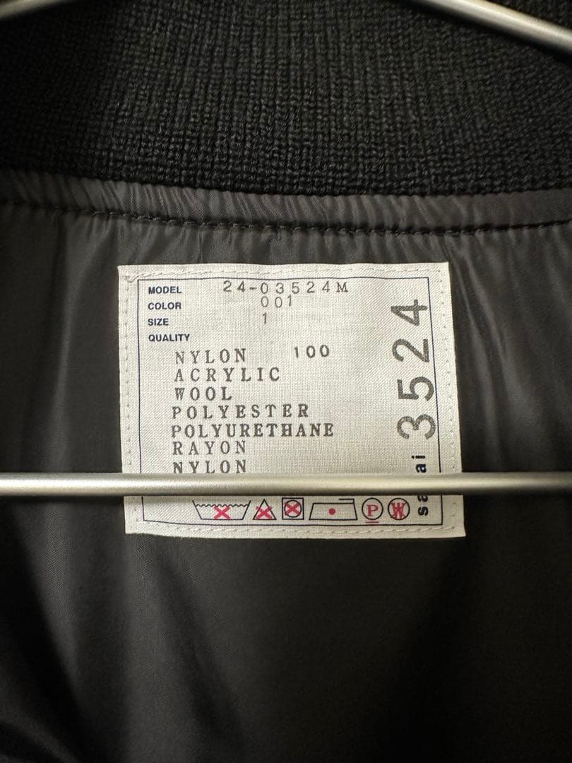 未使用品 sacai 24AW GONZ bomber JACKET 1