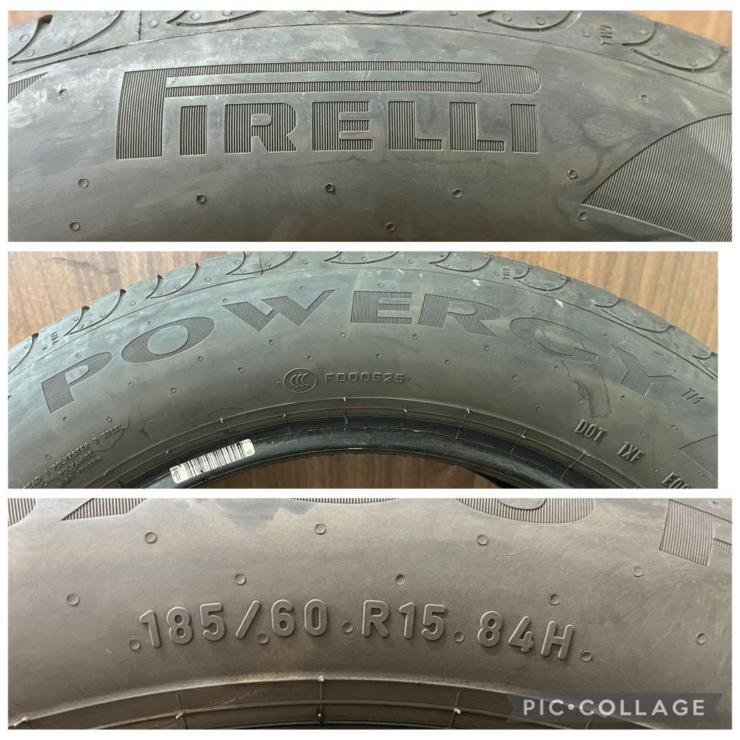 値2023年製 ピレリ 中古夏タイヤ 185/60R15 2本セット アクア等