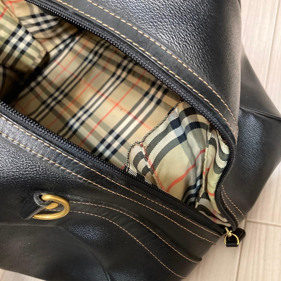 Burberrys ブラックボストンバッグ