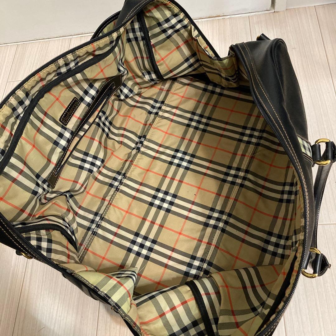 Burberrys ブラックボストンバッグ