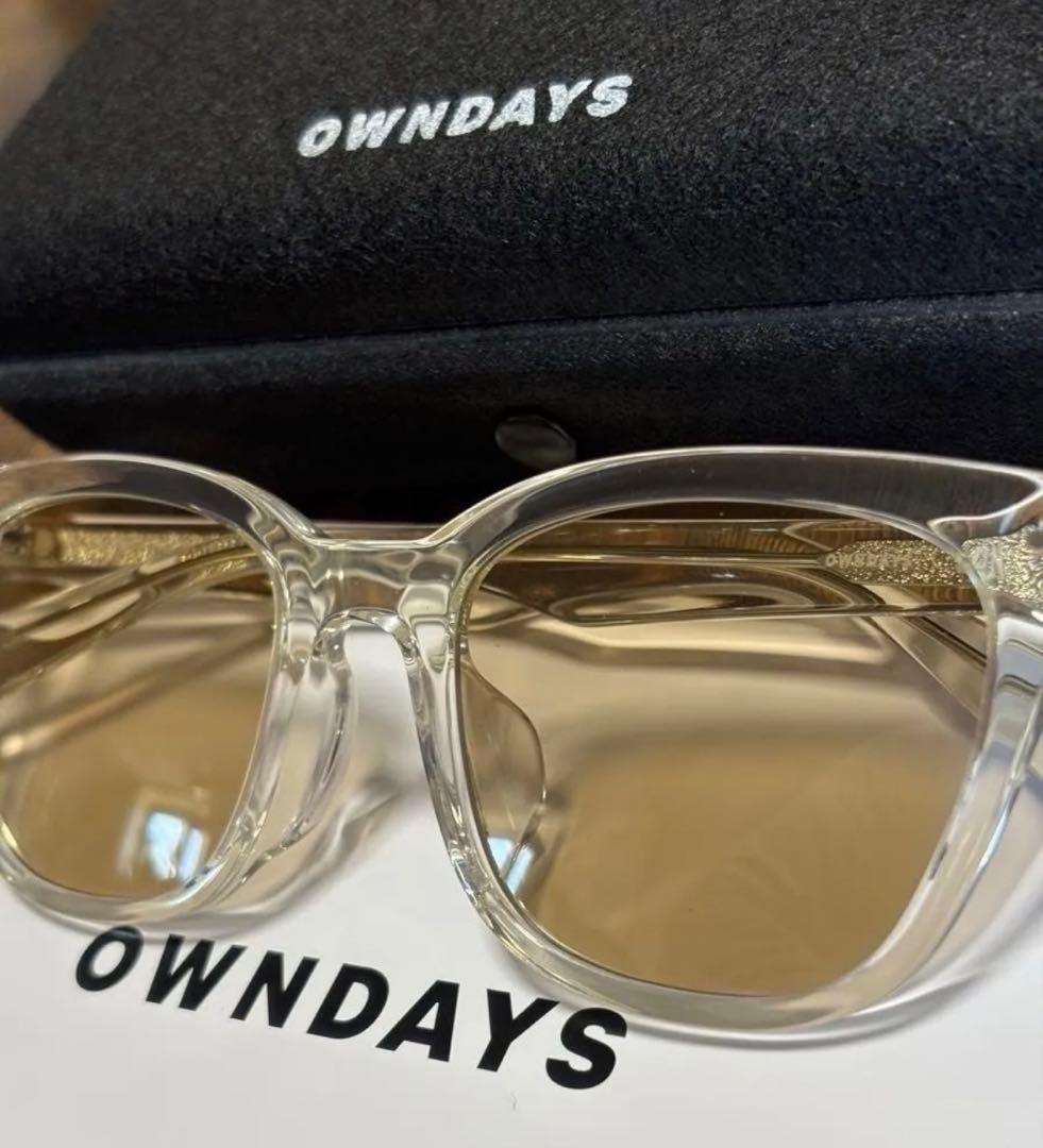 【人気完売品】キムタク着用　同型同色OWNDAYSサングラス　新品未使用
