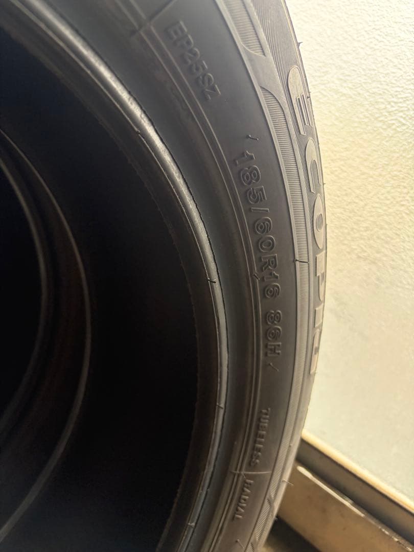 185/60R16 中古タイヤ2本　ブリヂストン
