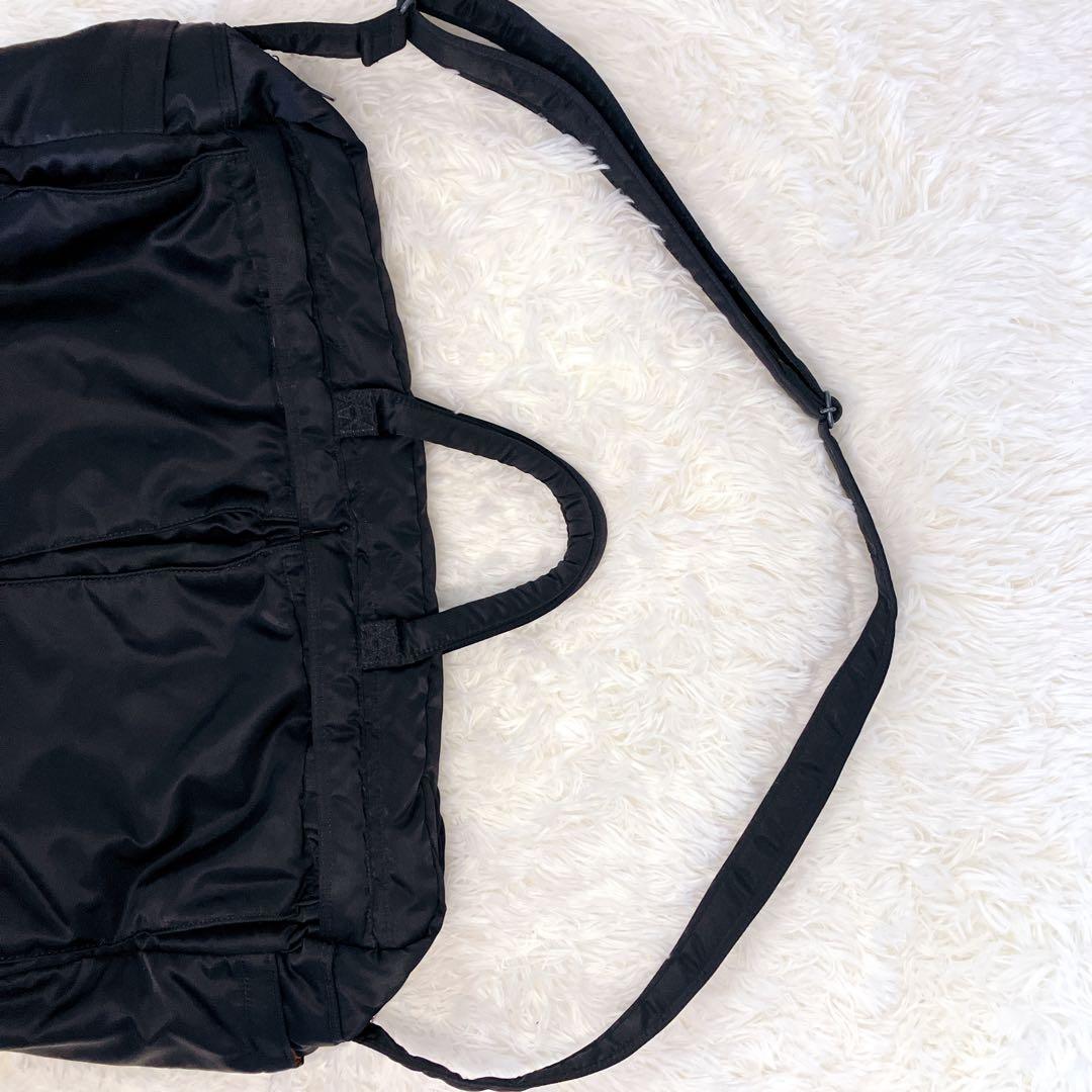 美品✨PORTER タンカー ボストンバッグ 2way 大容量　黒　ブラック