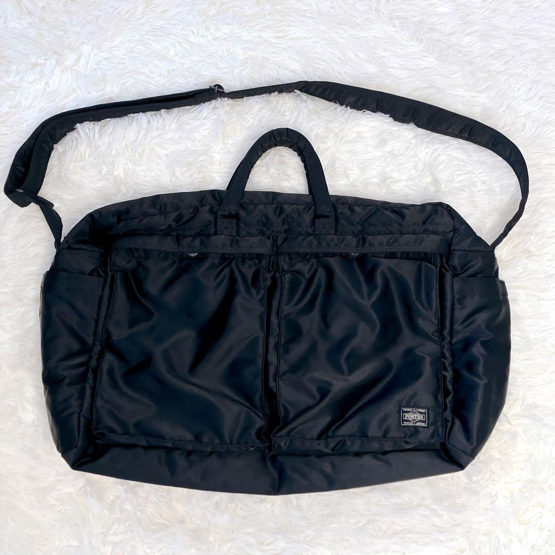 美品✨PORTER タンカー ボストンバッグ 2way 大容量　黒　ブラック