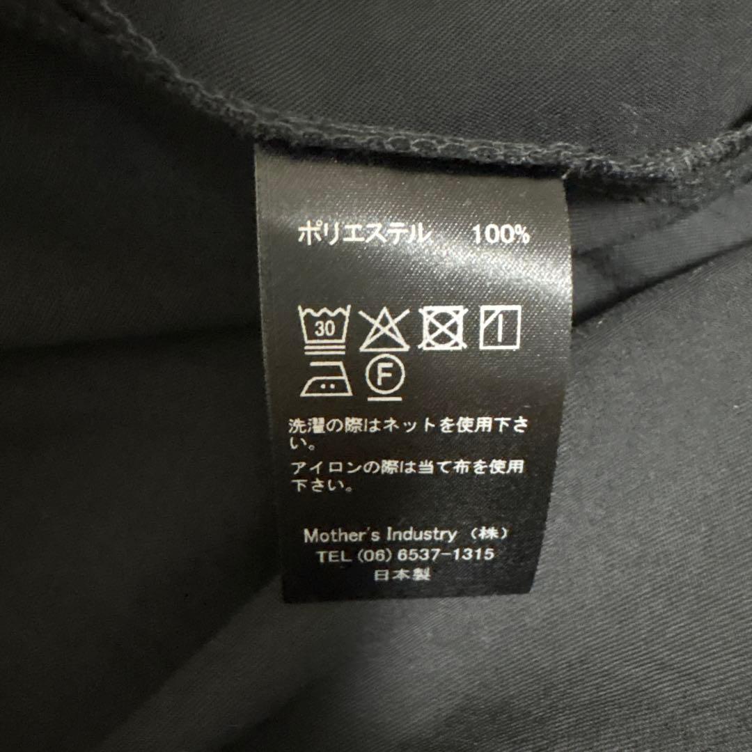 mizuiro ind テーラードシャツジャケット ブラック