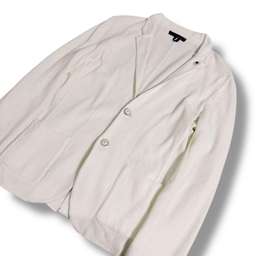 LARDINI ラルディーニ コットンニットジャケット ホワイト Mサイズ