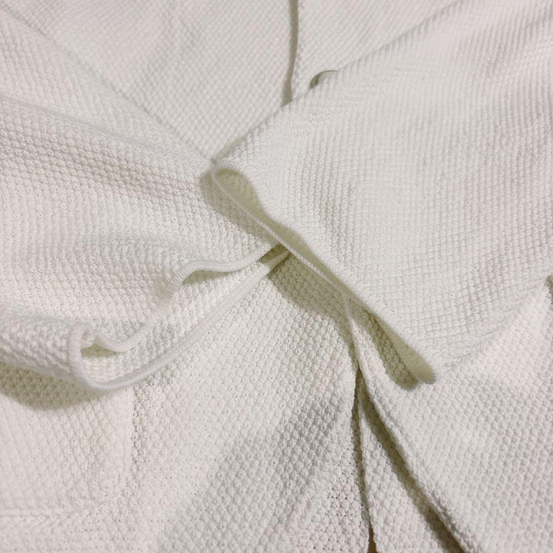 LARDINI ラルディーニ コットンニットジャケット ホワイト Mサイズ