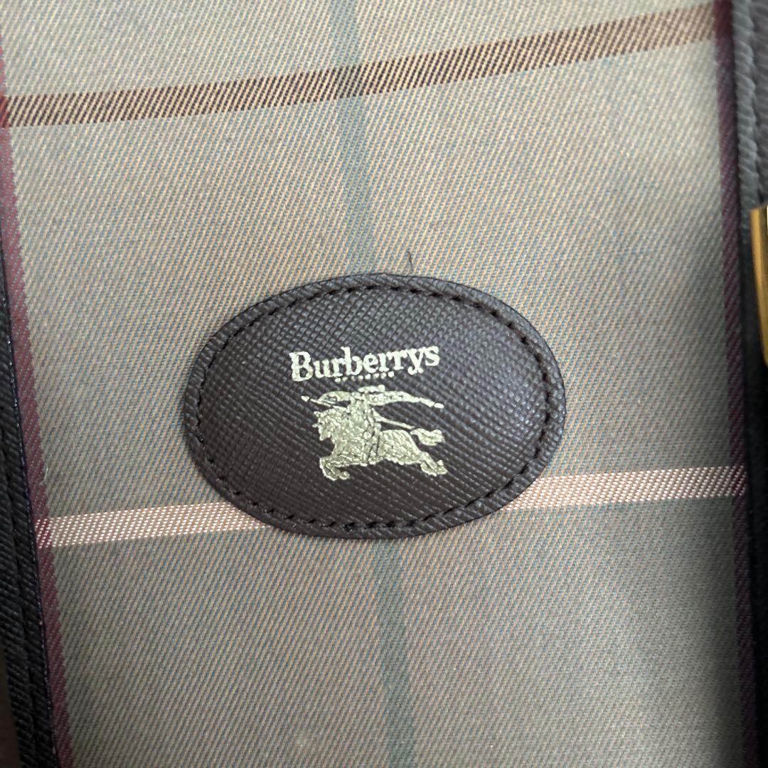 Burberrys チェック柄 ボストンバッグ