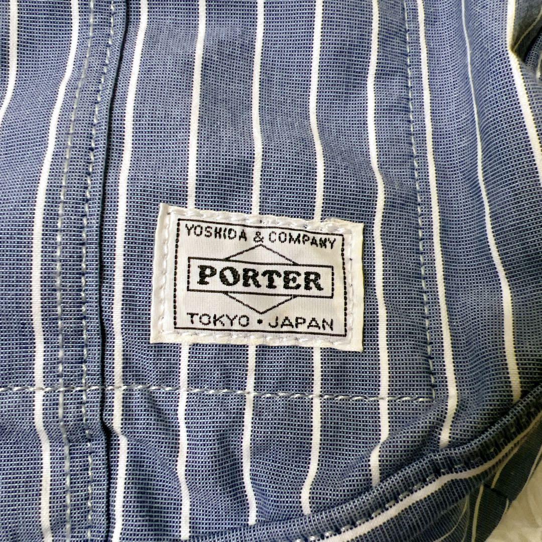 PORTER 吉田カバン 70周年記念 ストライプ ボストンバッグ トート