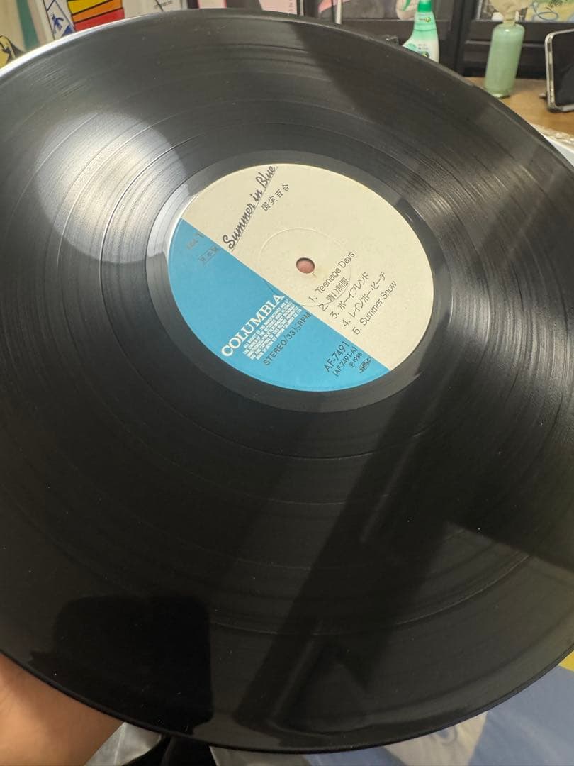 激レア　サイン入り見本盤　国実百合　林哲司　citypop レコード　LP
