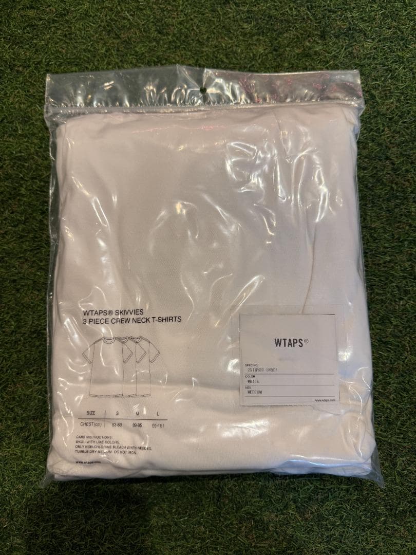 [新品]WTAPS 2025年モデル 3枚パック ホワイト M
