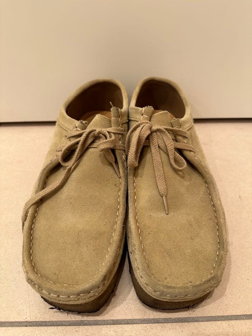 Clarks クラークス　ワラビー　ベージュ　サンド