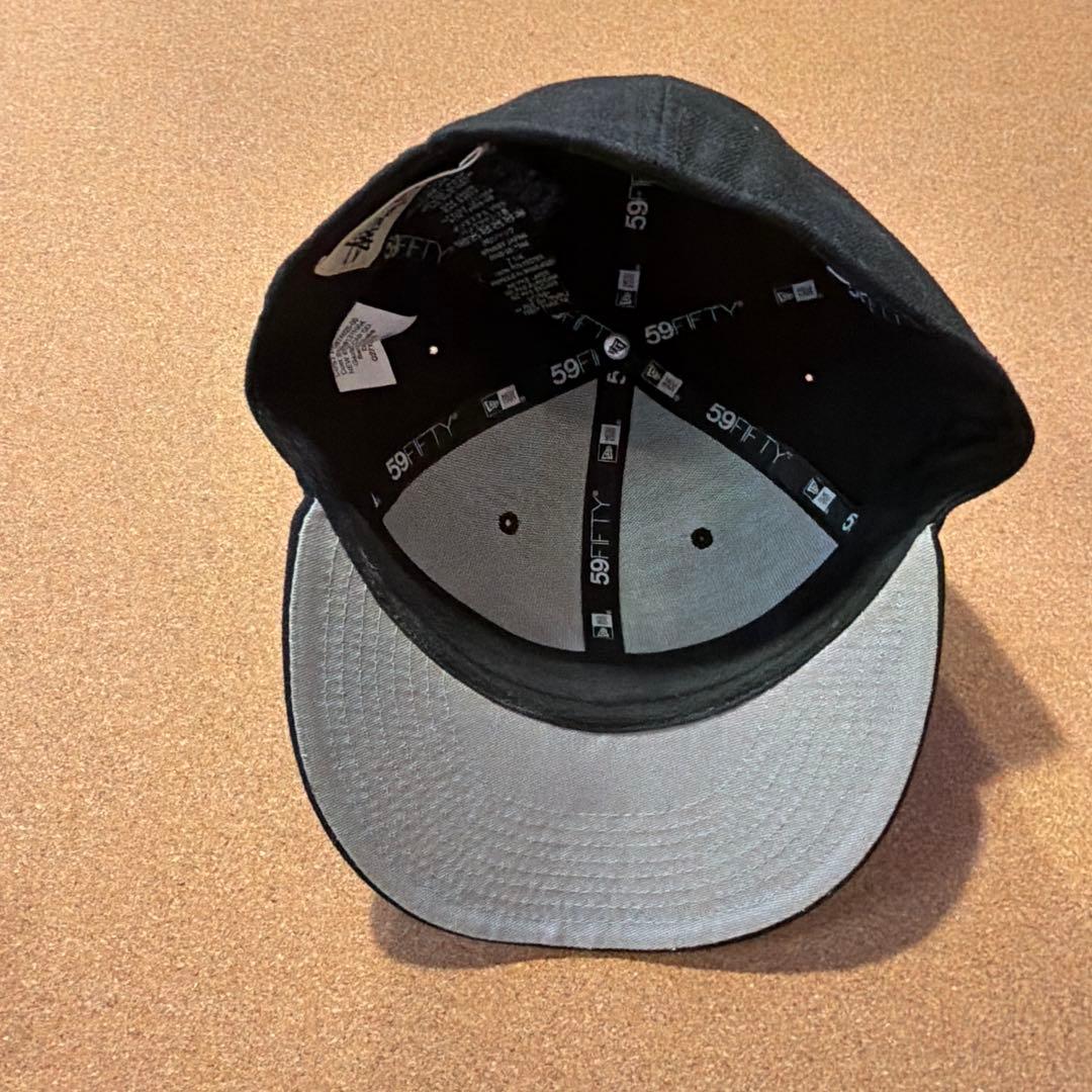 Stussy × ニューエラ　LAロゴ　ブラック　7 1/4