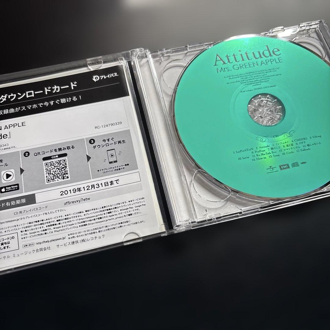 Mrs.GREEN APPLE Attitude 初回限定盤