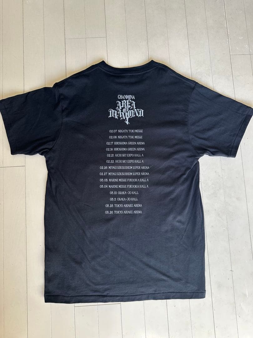 当日発送可。ちゃんみな AREA OF DIAMOND 4 Tシャツ　XL