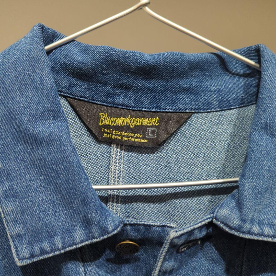 Bluco Work Garment デニムカバーオール Lサイズ