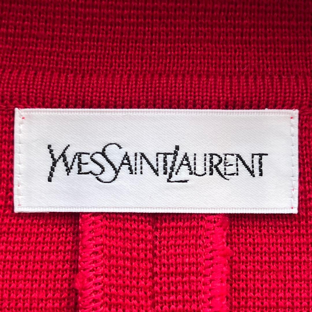 美品✨Yves Saint Laurent イヴサンローラン ロングニットコート