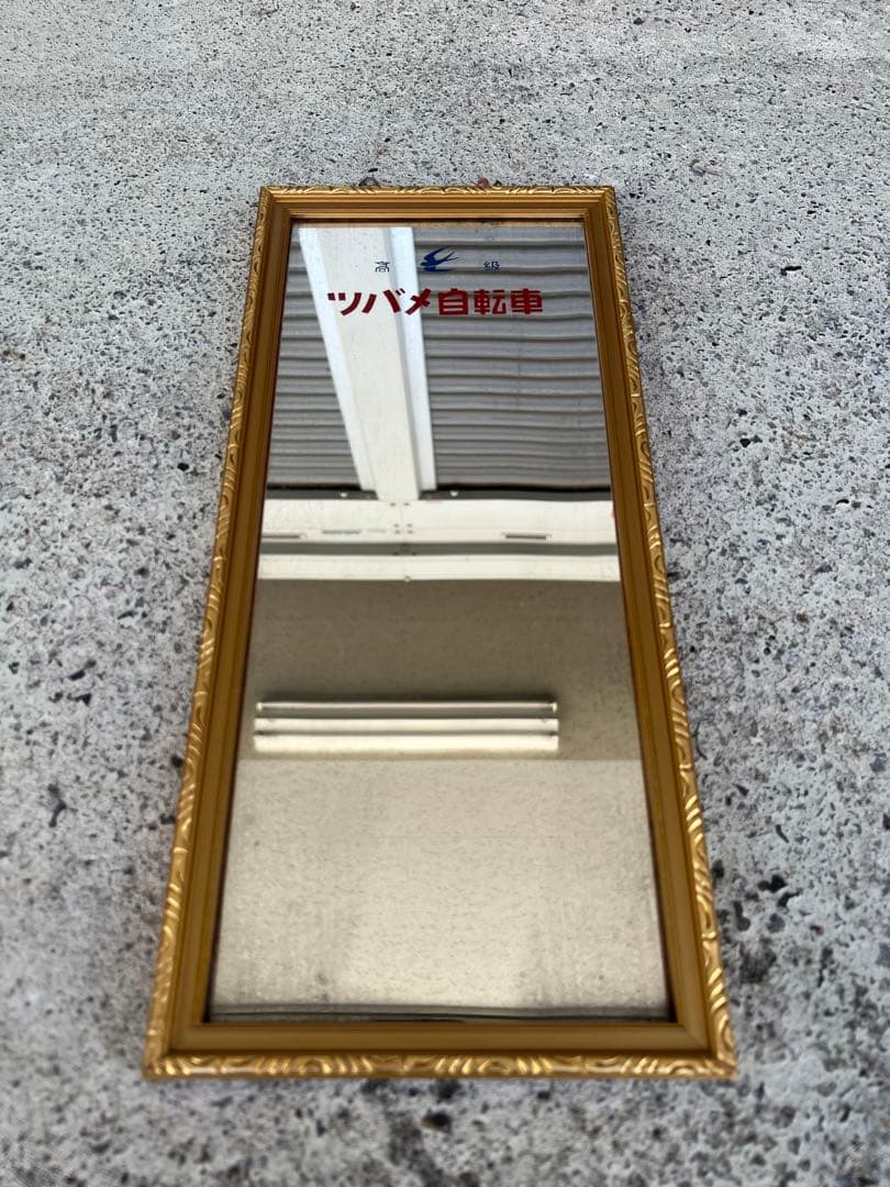 鏡 ミラー 高級 ツバメ自転車 贈答品 非売品 昭和レトロ 希少 JAPAN