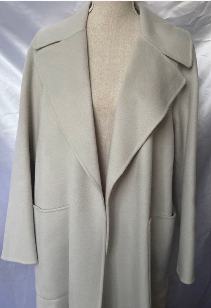 S.Max Mara ウールベルテッドコート/新品未使用