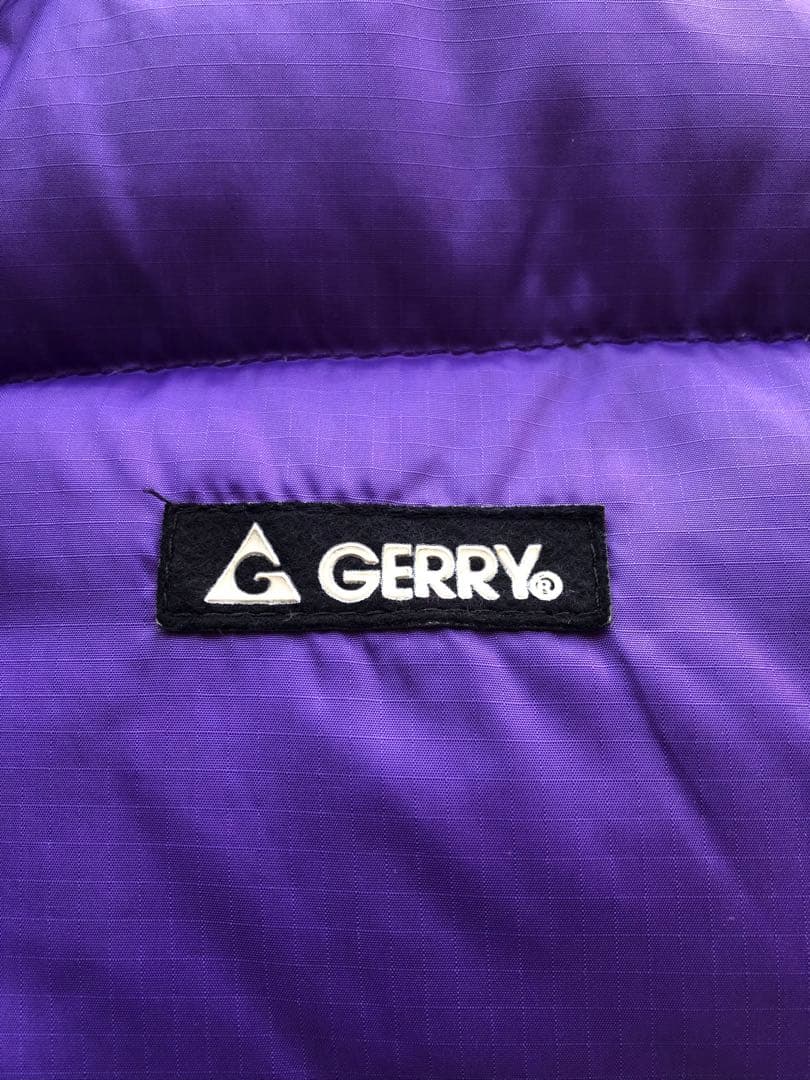 GERRY ダウンベスト パープル USA製　ジェリー　アウトドア