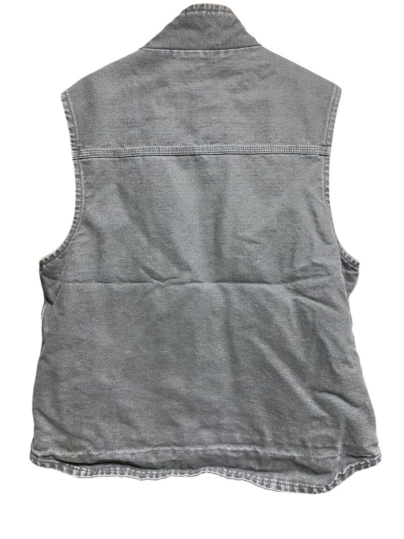 【2月末まで断捨離セール！】carhartt ダックベスト 裏ボア ワンポイント