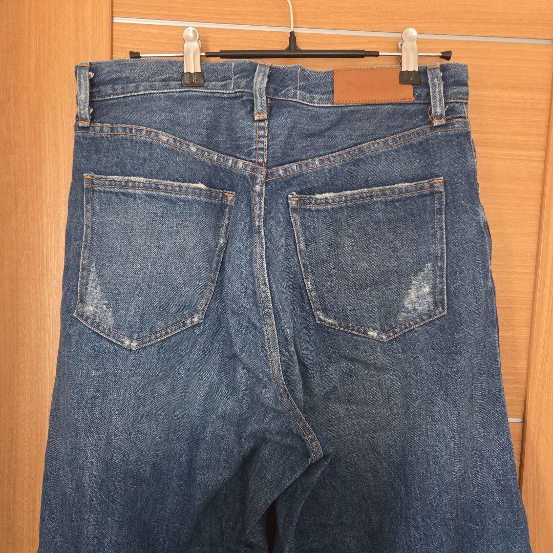 Curensologyダメージ加工 インディゴブルー デニム 38サイズ