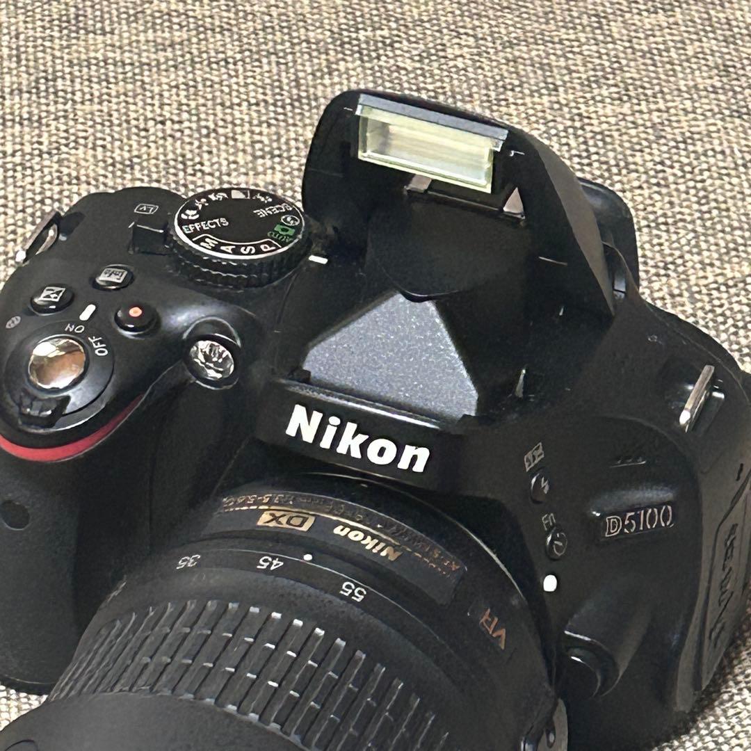 【稼働品】Nikon D5100 レンズキット　シャッター回数 5218