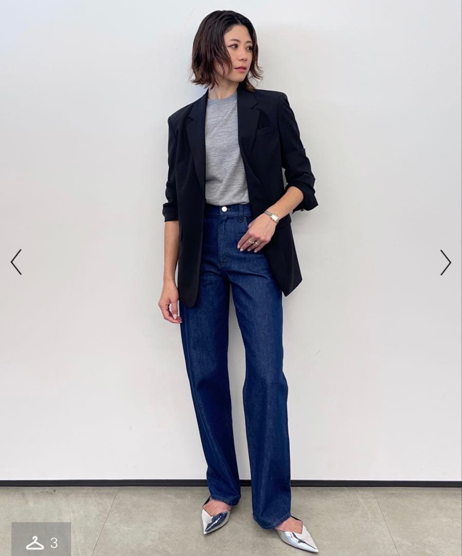 極美品☆Theory 2025SS RELAXED DENIM STRAIGHT