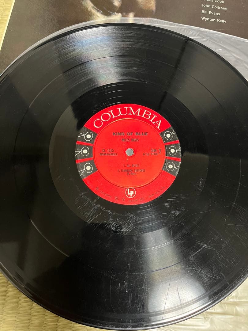 マイルスデイビス 名盤 LPレコード カインドオブブルー USオリジナル盤