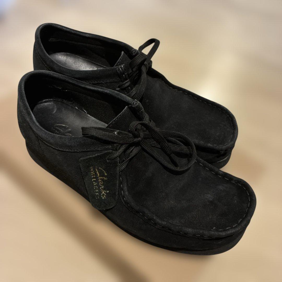 Clarks ブラック モカシン 靴