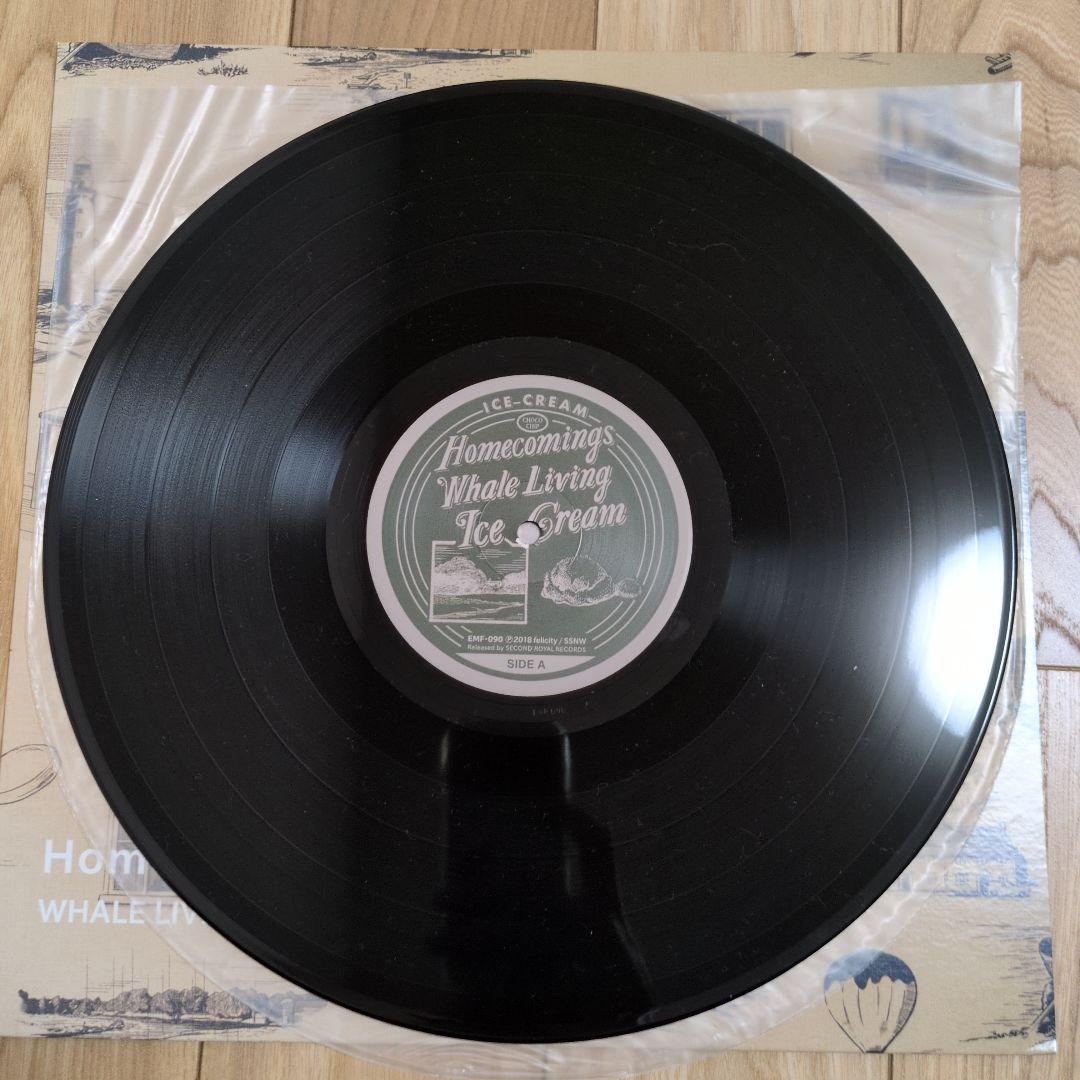 comings WHALE LIVING LPレコード　黒盤