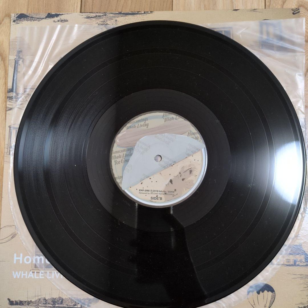 comings WHALE LIVING LPレコード　黒盤