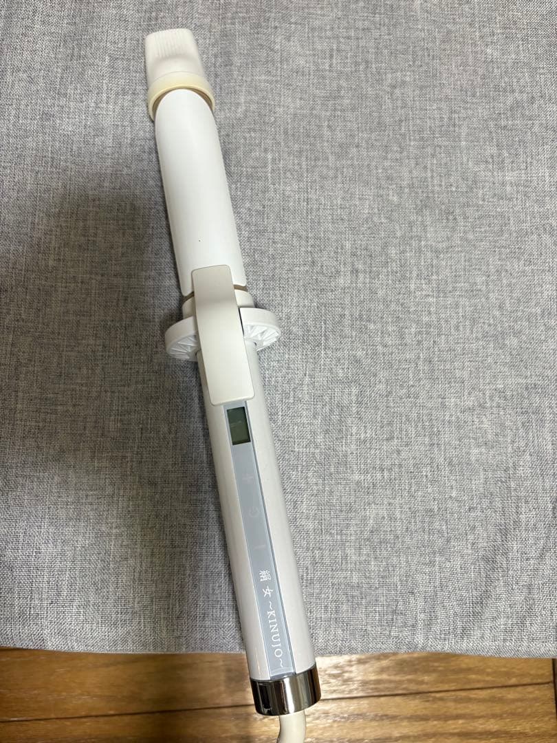 KINUJO キヌジョ絹女 カールアイロン 32mm パールホワイト