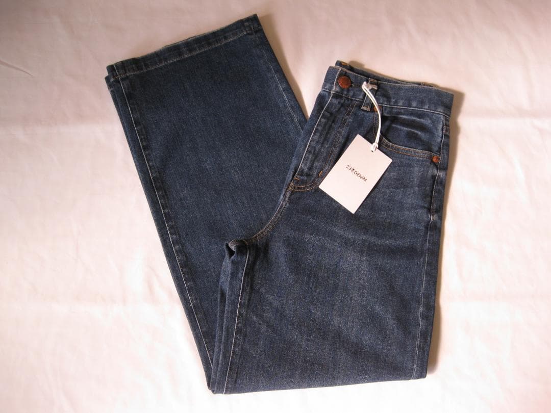 ◆23区◆新品 今季 DENIM ストレッチ ワイドパンツ デニム 36