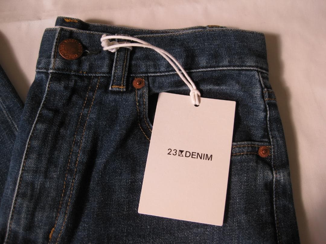 ◆23区◆新品 今季 DENIM ストレッチ ワイドパンツ デニム 36