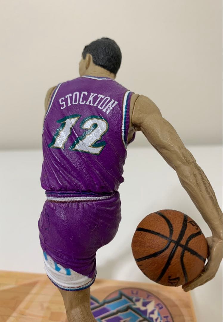 Mcfarlane マクファーレン NBAフィギュア バード、ストックトン