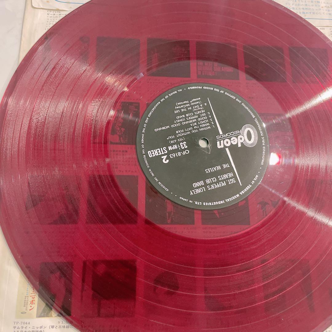 ビートルズ　イギリス　赤盤　レコード