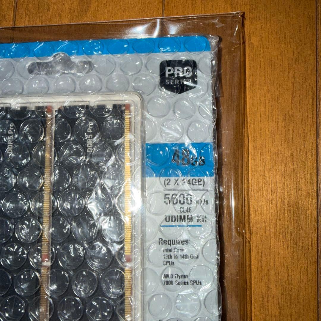 彼方　Crucial DDR5 48GB 24GBx2